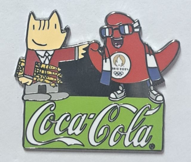 1 Pin Paris 24 Cobi Phryge Coca Cola JJOO JJOO