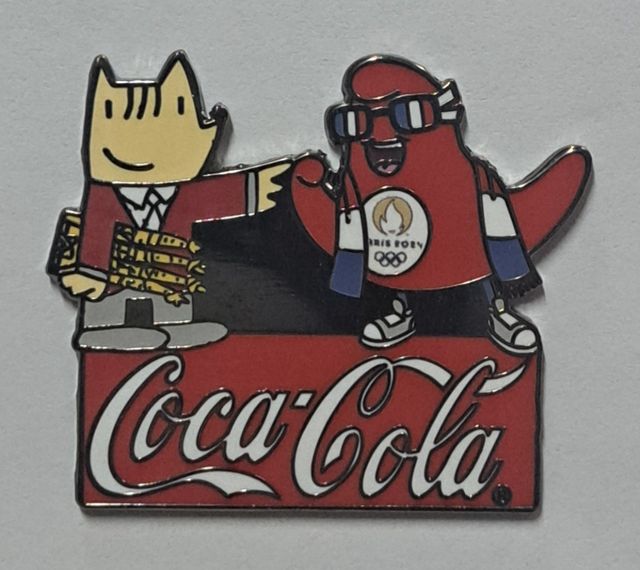 1 Pin Paris 24 Cobi Phryge Coca Cola JJOO JJOO