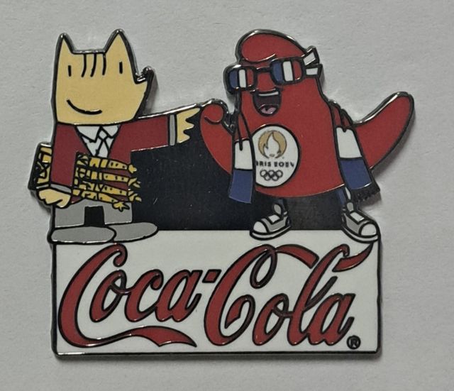 1 Pin Paris 24 Cobi Phryge Coca Cola JJOO JJOO