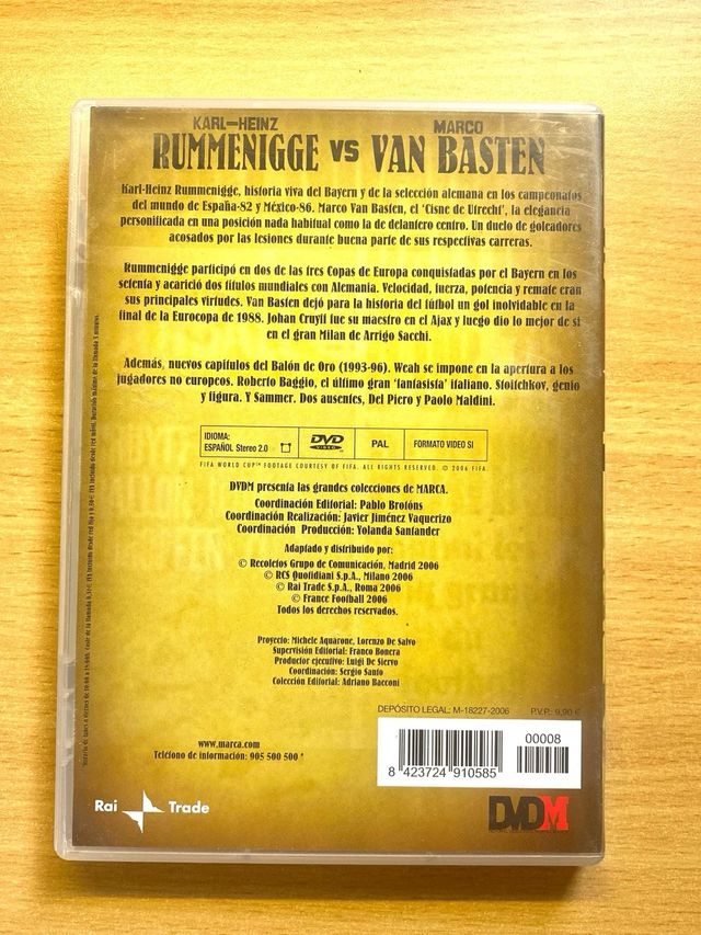 DVD FUTBOL DUELOS DE ORO