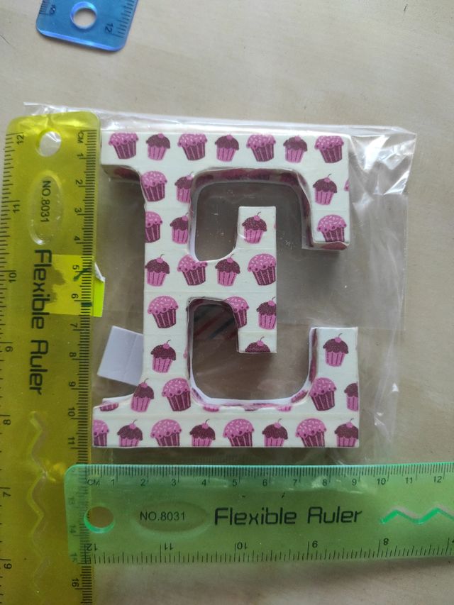 Letras Z O E infantiles decorativas