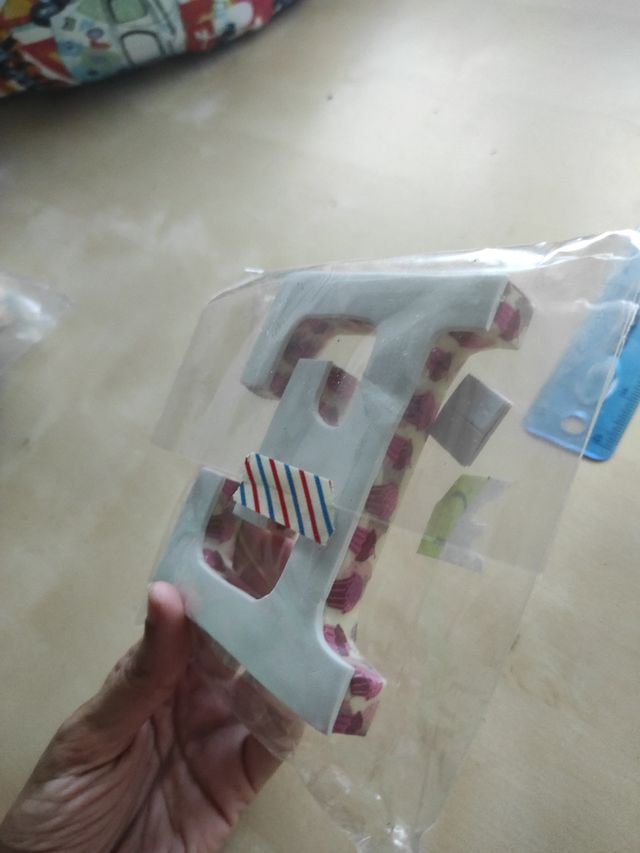 Letras Z O E infantiles decorativas