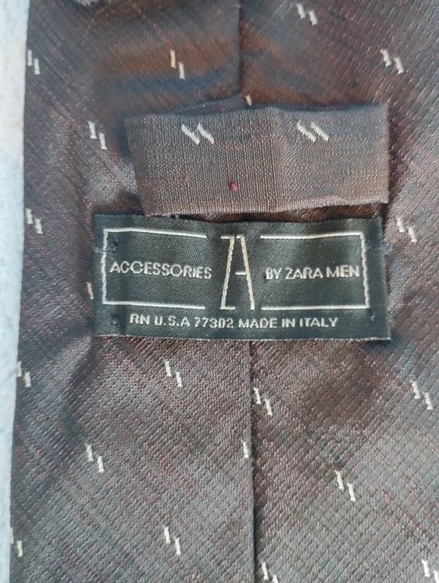 Corbata de seda de Zara
