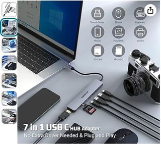 Adaptador USB 7 en 1 macbook