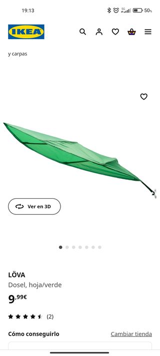 Hoja verde Ikea