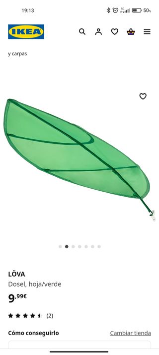 Hoja verde Ikea