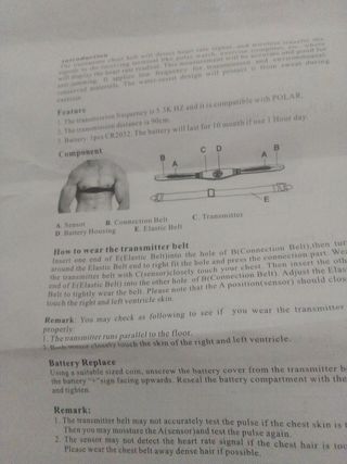 Misuratore cardiaco a fascia