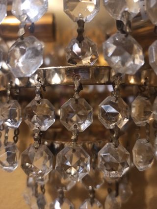 2 Apliques de cristal