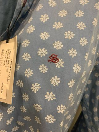 Camisa Azul Preciosa Desigual OFERTA DTO. 80%