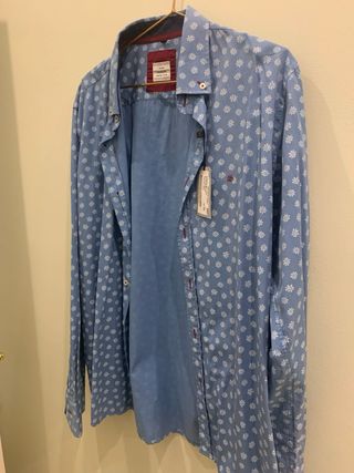 Camisa Azul Preciosa Desigual OFERTA DTO. 80%