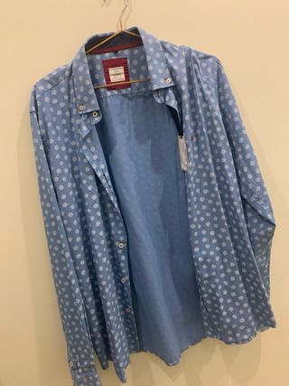Camisa Azul Preciosa Desigual OFERTA DTO. 80%