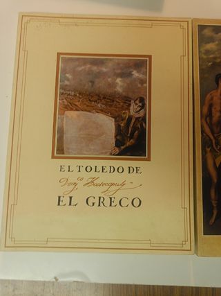 Lote Libros El GRECO DE TOLEDO 