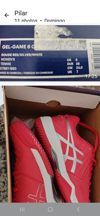 Zapatillas de padel rosa