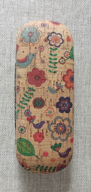 Funda para gafas de corcho