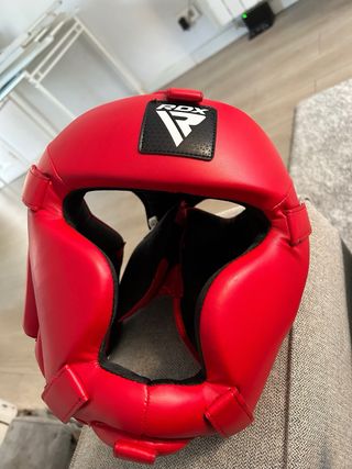 RDX Casco proteccion boxeo / MMA rojo