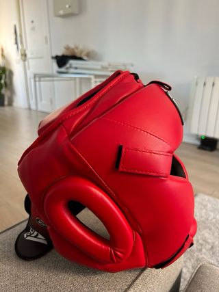 RDX Casco proteccion boxeo / MMA rojo