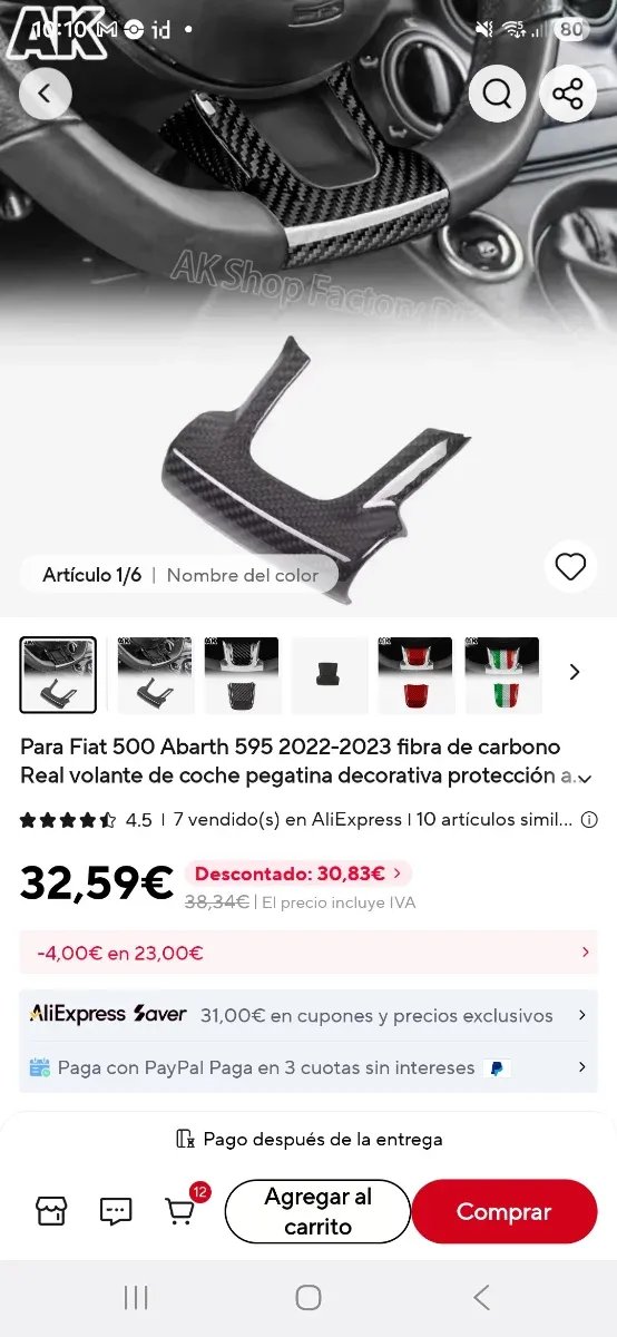 Volante - Aro - Abarth 595