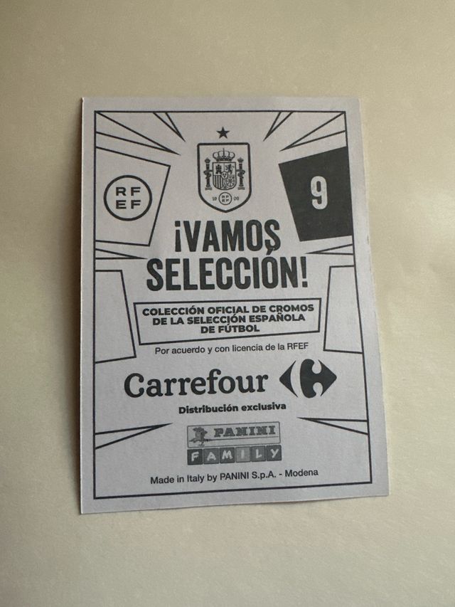 Cromo Selección Española Dani Carvajal