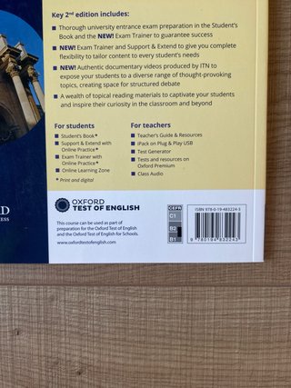 Pack Key 1 Bachillerato Student’s Book Support