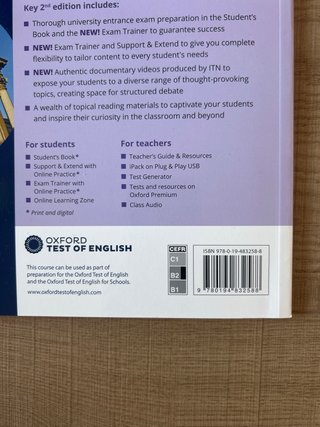 Pack Key 2 Bachillerato Student’s Book Support