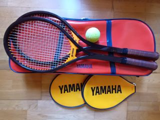 2 Raquetas Tenis Yamaha con Maleta Portaraquetas