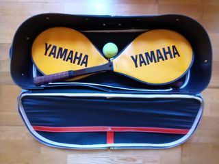 2 Raquetas Tenis Yamaha con Maleta Portaraquetas
