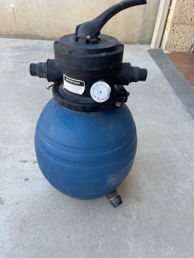 Filtro de arena y valvula selectiva depuradora