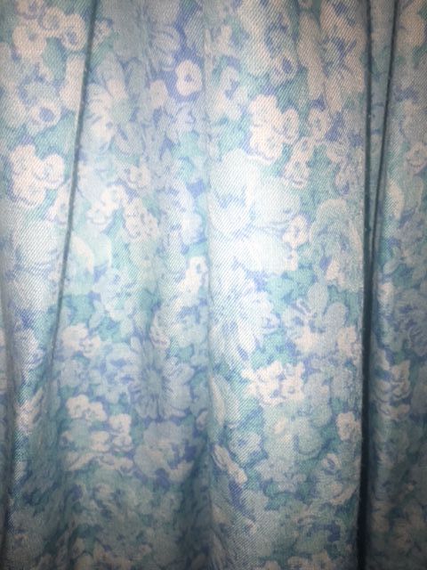 Vestido flores nido abeja niña Talla 7