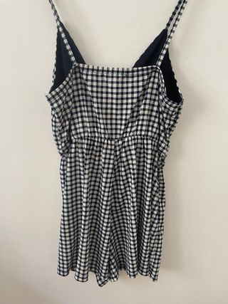 Mono de cuadro de vichy azul