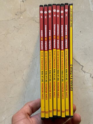 DVD Mundial Fútbol España y Eurocopa