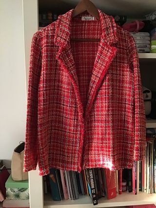 Chaqueta Americana/blazer de algo bonito roja