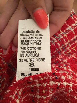 Chaqueta Americana/blazer de algo bonito roja