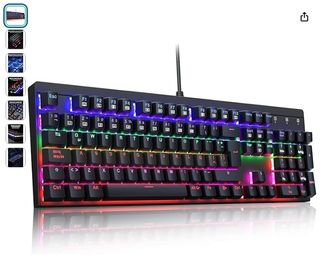 Teclado Mecánico retroiluminado RGB