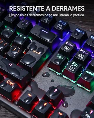Teclado Mecánico retroiluminado RGB