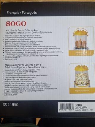 MÁQUINA DE PERRITOS CALIENTES 4 EN 1