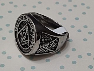 OFERTA ANILLO SELLO MASÓN ACERO. VARIAS TALLAS