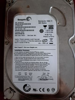 DISCO DURO 320GB SEAGATE BARRACUDA