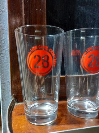 6 Bicchieri birra Caulier Brasserie 28