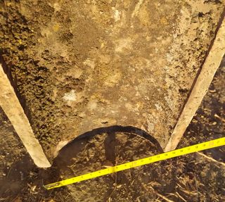 Teja vieja antigua barro