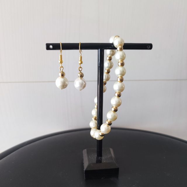 Conjunto pulsera y pendientes