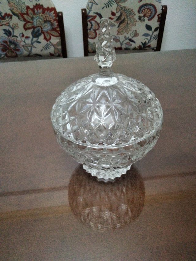 Bombonera de cristal