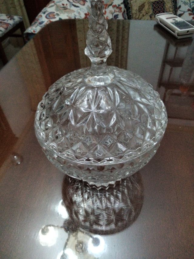 Bombonera de cristal