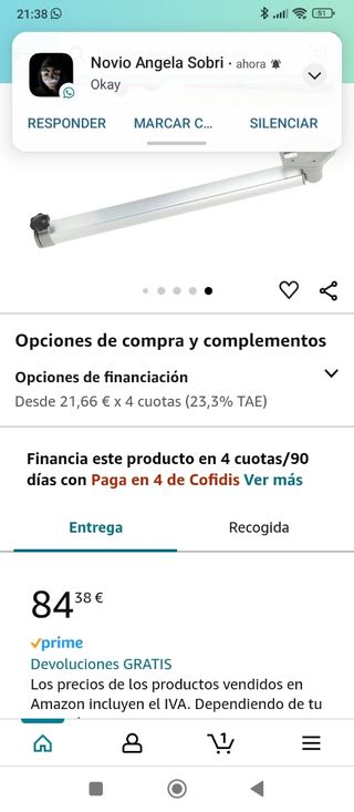 Pata para mesa autocaravana 