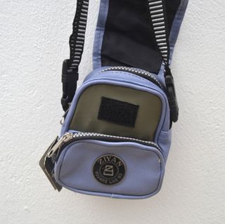 2 bolsos pequeños cinturon hombro riñonera hombre