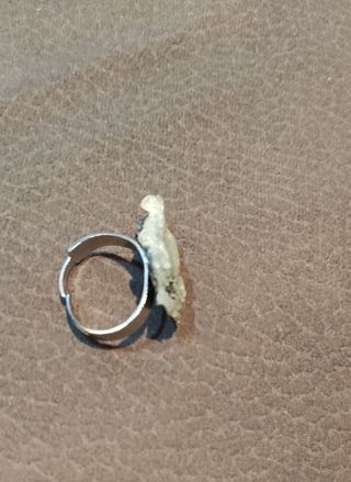 Anillo piedra minerales