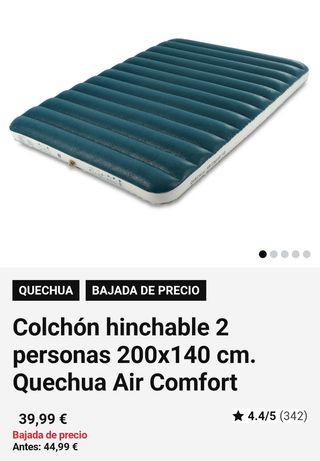 Colchón hinchable camping