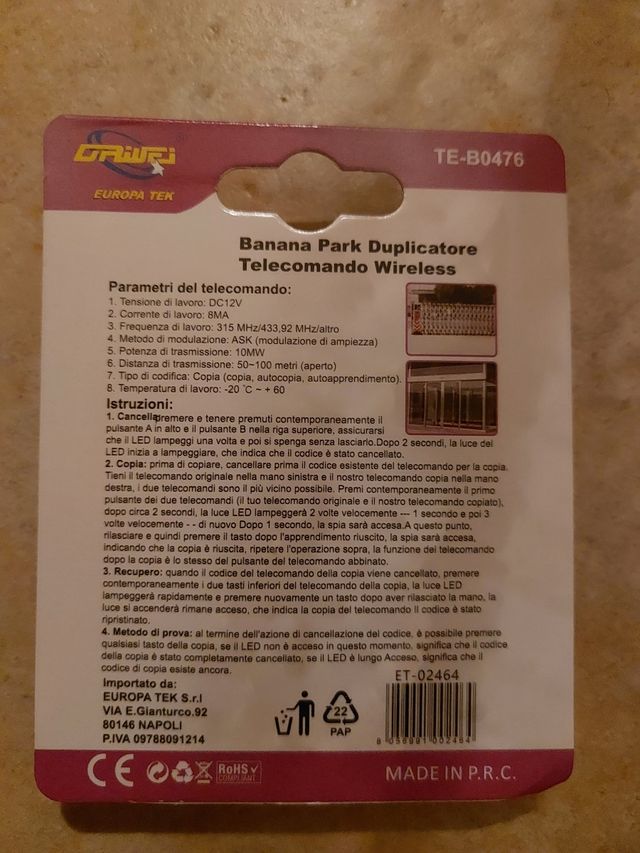 Telecomando NUOVO