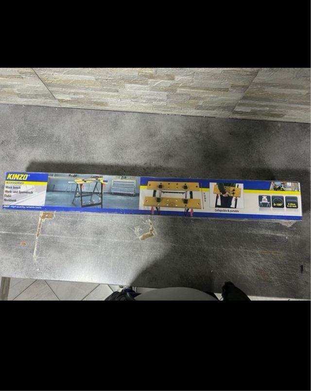 tavolo da lavoro regolabile apribile con misure