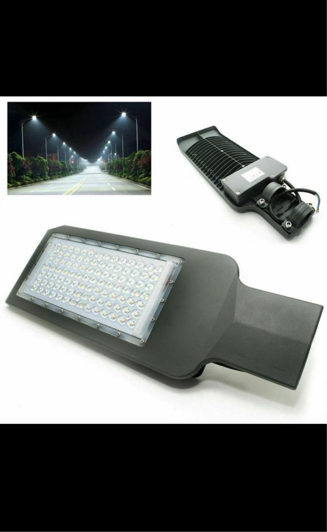 LAMPIONE FARO LED 100 VATT LUCE FREDDA 220VL