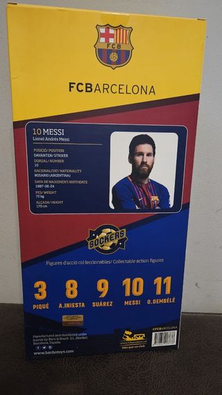 Figura de Acción Leo Messi FCB Colección